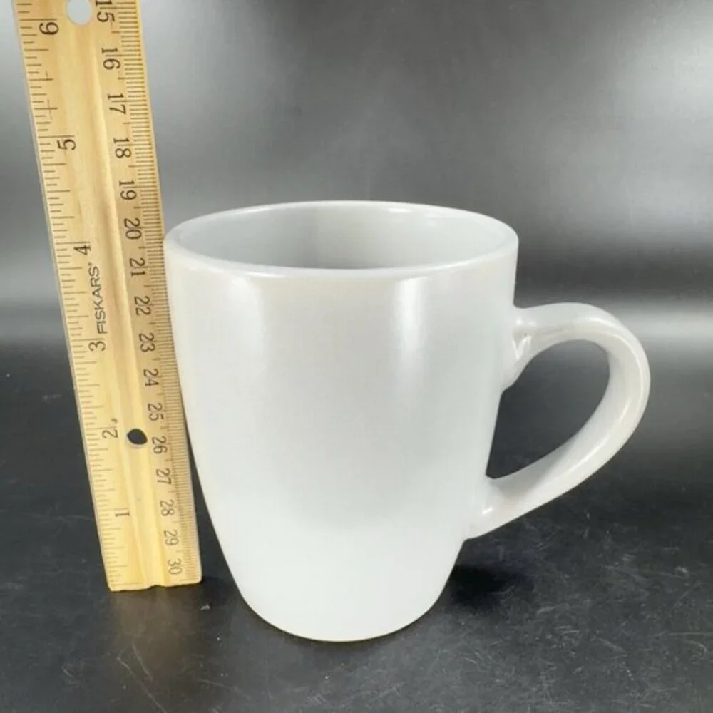 Balvery BIA Aura Solid Stone Gray Ceramic 12 ounce Coffee Mug Cup Porcelain Set2
